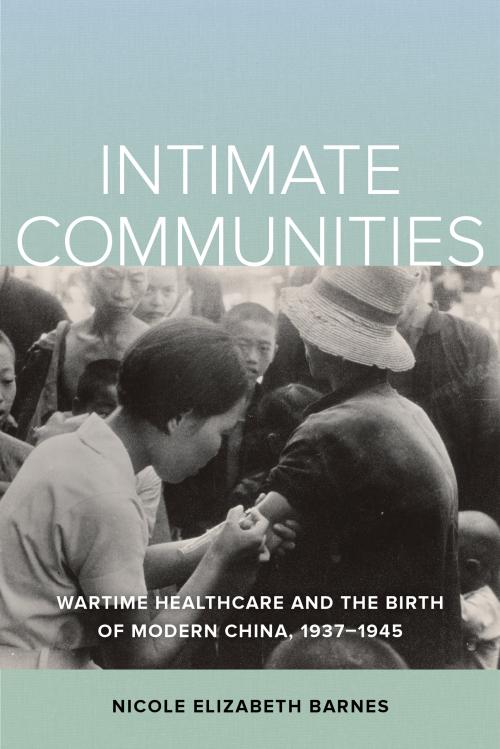 Book cover showing a black-and-white photo of a Chinese nurse holding a needle in a patient's arm; book title and author